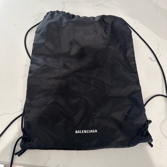 Balenciaga nylon drawstring backpack - Picture 1 of 7